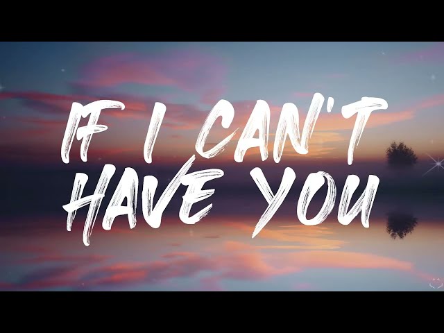 Shawn Mendes - If I Can't Have You (Lyrics) class=