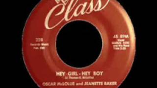 hey girl hey boy oscar mclollie and jeanette baker chords