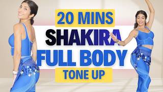 Shakira Hips Workout 🔥 20 Min Full Body Belly Dance (No Equipment)