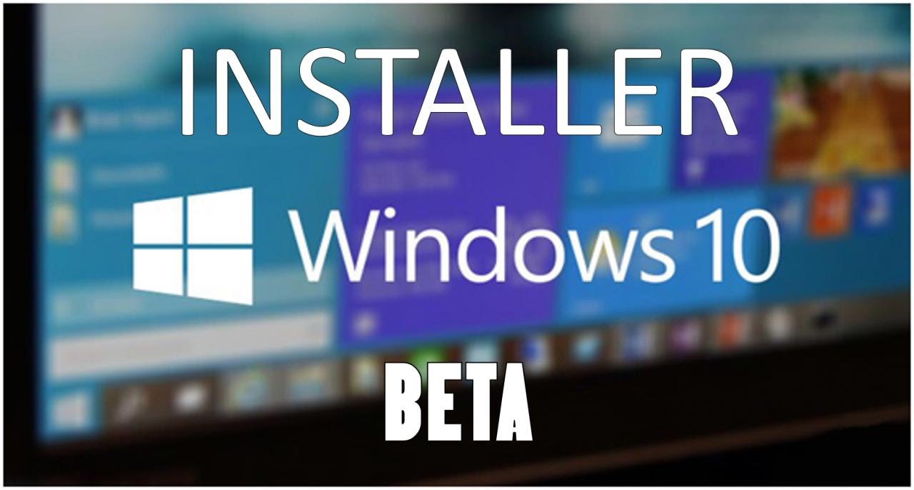 Installer Windows 10 Beta - YouTube