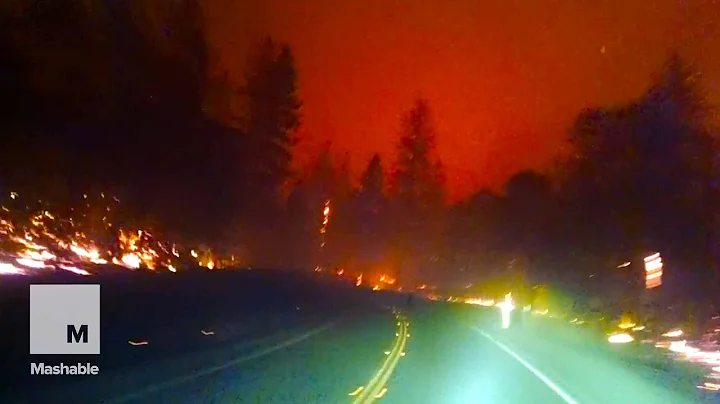 One Person's Narrow Escape From Raging California Inferno | Mashable News