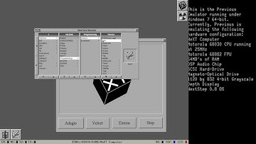 15 Minutes Of NeXTSTEP 0.8 On Previous