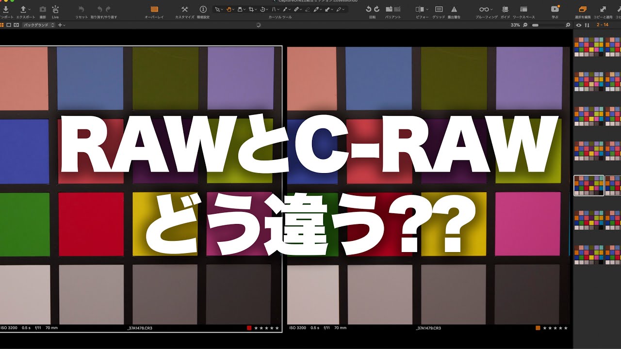 【Canon】キヤノンの「RAW」と「CRAW」の違いを検証してみた。MRAW、SRAW復活希望。 YouTube