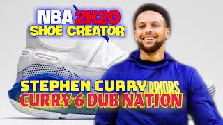 Nba 2K20 Shoe Creator Curry 6 Dub Nation Stephen Curry Under Armour Nba Shoe Creator