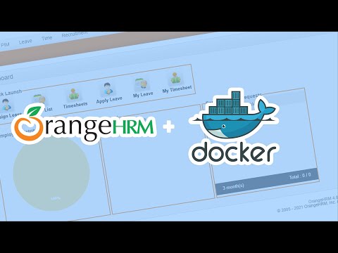 OrangeHRM (Self-hosted Human Resources Management) on Docker