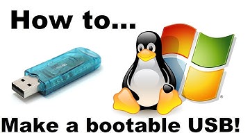 How To make a Windows/Linux Distro Bootable USB!