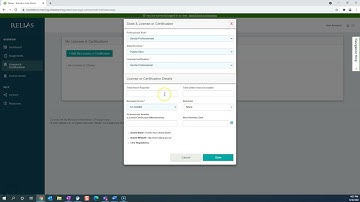Licenses and Certifications