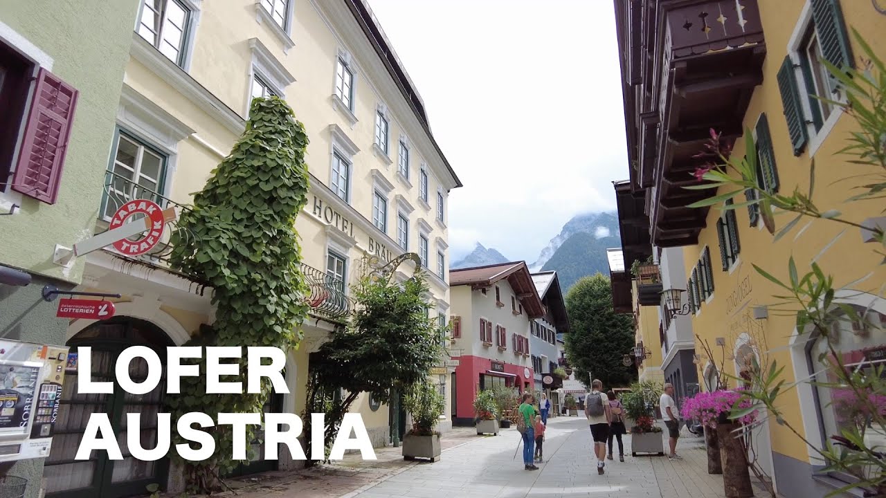 Alpine Ski Town in Summer - Lofer Austria - Walking Tour