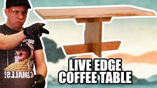 Build a Nakashima-Inspired Live Edge Coffee Table