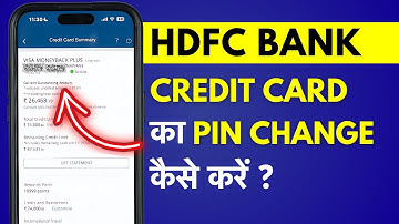 HDFC Credit Card ka PIN Bhul Gaye to Kya Kare? HDFC Bank Credit Card PIN Change Online
