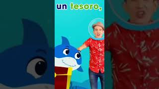 Nos encontramos un tiburón 🦈😨 #123andres #musicainfantil #videosinfantiles #shortsvideo #kidsmusic