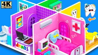 Build Miniature Hospital with 6 Color and 6 Cute Doctor Room for Patient | DIY Miniature House