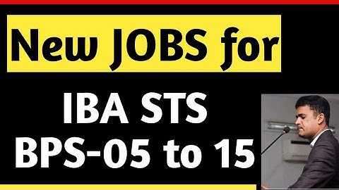 New Jobs only BPS-05 to 15 candidates 