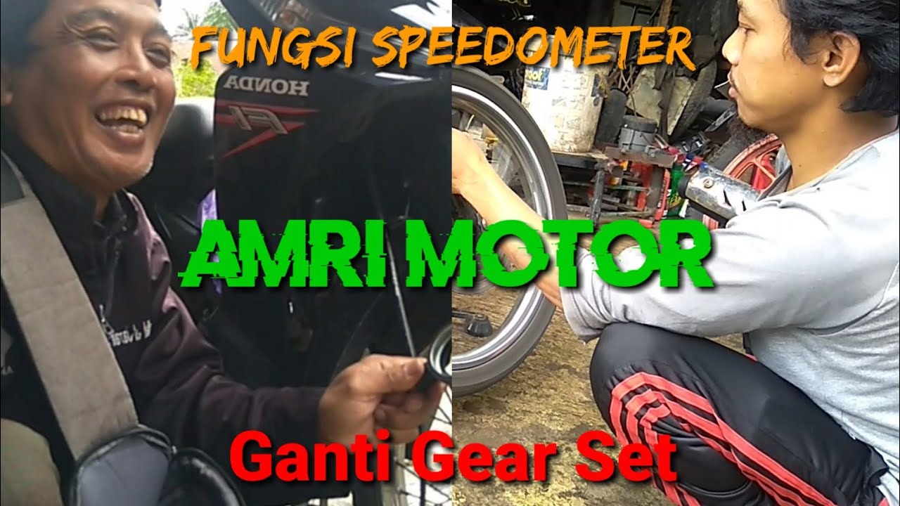 Fungsi Speedometer dan ganti Gear set di Bengkel Amri motor Tehnisi