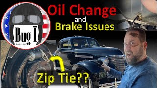 1939 Chevy  Oil Change and Brake Issue Repair