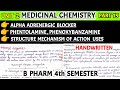Alpha adrenergic blocker || Phentolamine, phenoxybenzamine structure mechanism of action uses ||