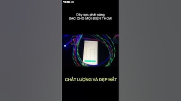 cáp sạc nam châm phát sáng CỰC ĐẸP #shorts