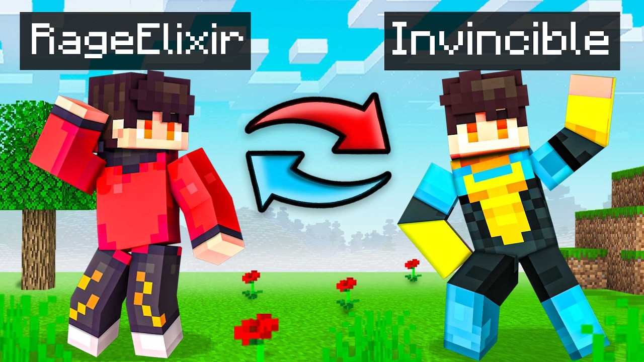 Invincible In Minecraft Swapping LIVES with INVINCIBLE in Minecraft! - YouTube