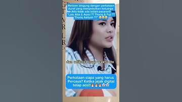 Kita sudah tidak percaya!!😌🤪🤭 #aurelhermansyah #attahalilintar