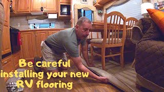 Tips for Installing New Flooring in RV with a Slide | S2:E10