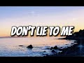 Lena - Don’t lie to me (lyrics)
