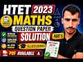 HTET 2023 PART 5 MATHS PAPER QUESTION SOLUTION BY ROHIT SIR,#HTET,#CTET#RPSC#REET#UPTET