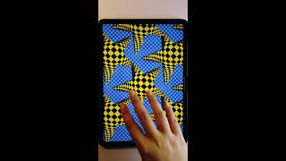 Details 3D Star Illusion Pattern | Seamless Animation (Procreate) Update