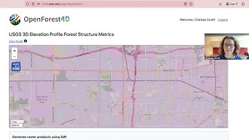 How to generate canopy, surface & terrain models from lidar using the OpenForest4D Gateway