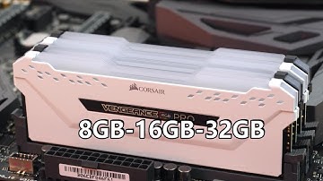 電腦使用大的內存可能會造成資源浪費！【8G 對比 16G 對比 32G】