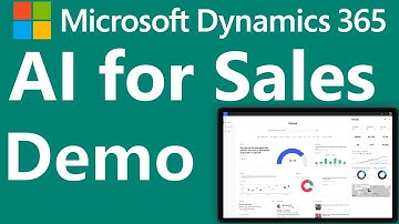 Microsoft Dynamics 365 AI for Sales - demonstration