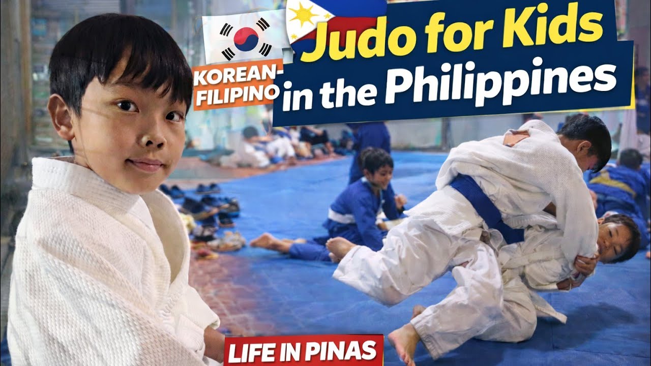 🇵🇭 Видеоблог филиппинской мамы | Урок дзюдо Хён Бина и Ю Бина на Филиппинах