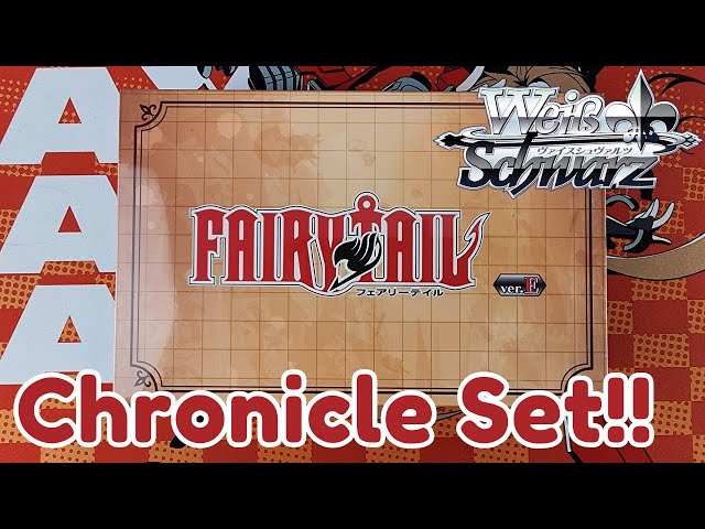 Weiss Schwarz - Fairy Tail: Chronicle Set Opening!!! (MTZ) - YouTube