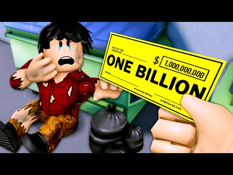 ABANDONED CHILD Became A BILLIONAIRE! (A Roblox Movie)