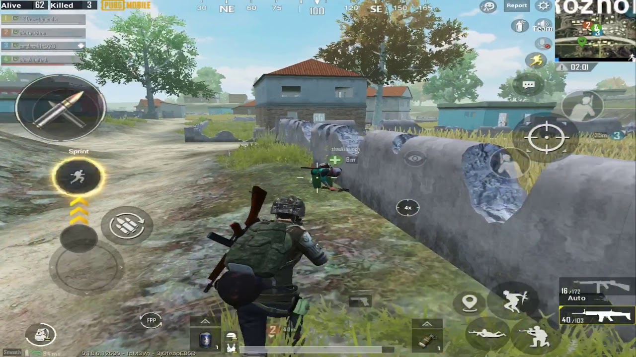 Playing a classic match with a random squad. Full rush gameplay sad ...