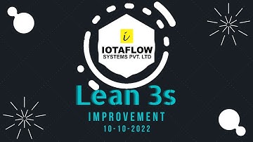 IOTAFLOW | Lean Improvements October 10 #leaninhindi