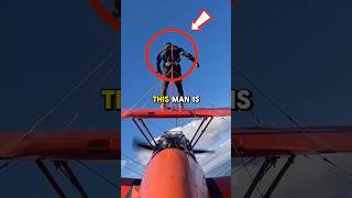 Standing on a flying plane sounds insane 😳✈️