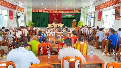 Đoàn Đại biểu Quốc Hội tỉnh An Giang tiếp xúc cử tri sau kỳ họp thứ 5, Quốc Hội khóa XV