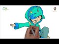Cara Menggambar Boboiboy Gelembung | Boboiboy Fusion Tahap 1