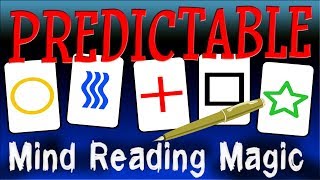 ESP Predictable Card Magic | Close Up Mind Reading Prediction Trick | Easy to Do