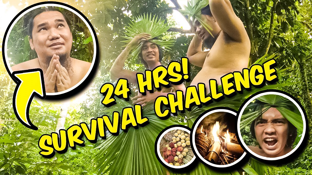 24 Hours Survival Challenge ( No Food Or Water) - YouTube