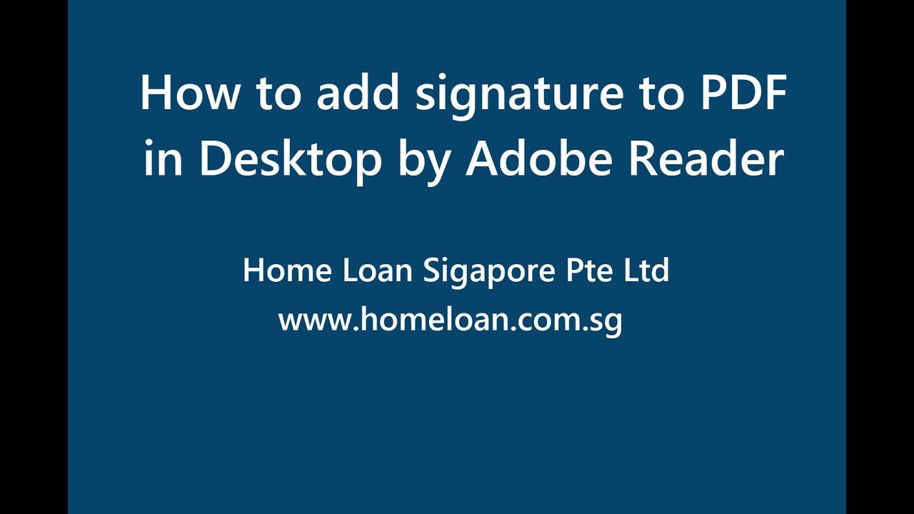 How to fill and sign PDF form in Desktop by Adobe Acrobat Reader DC ...