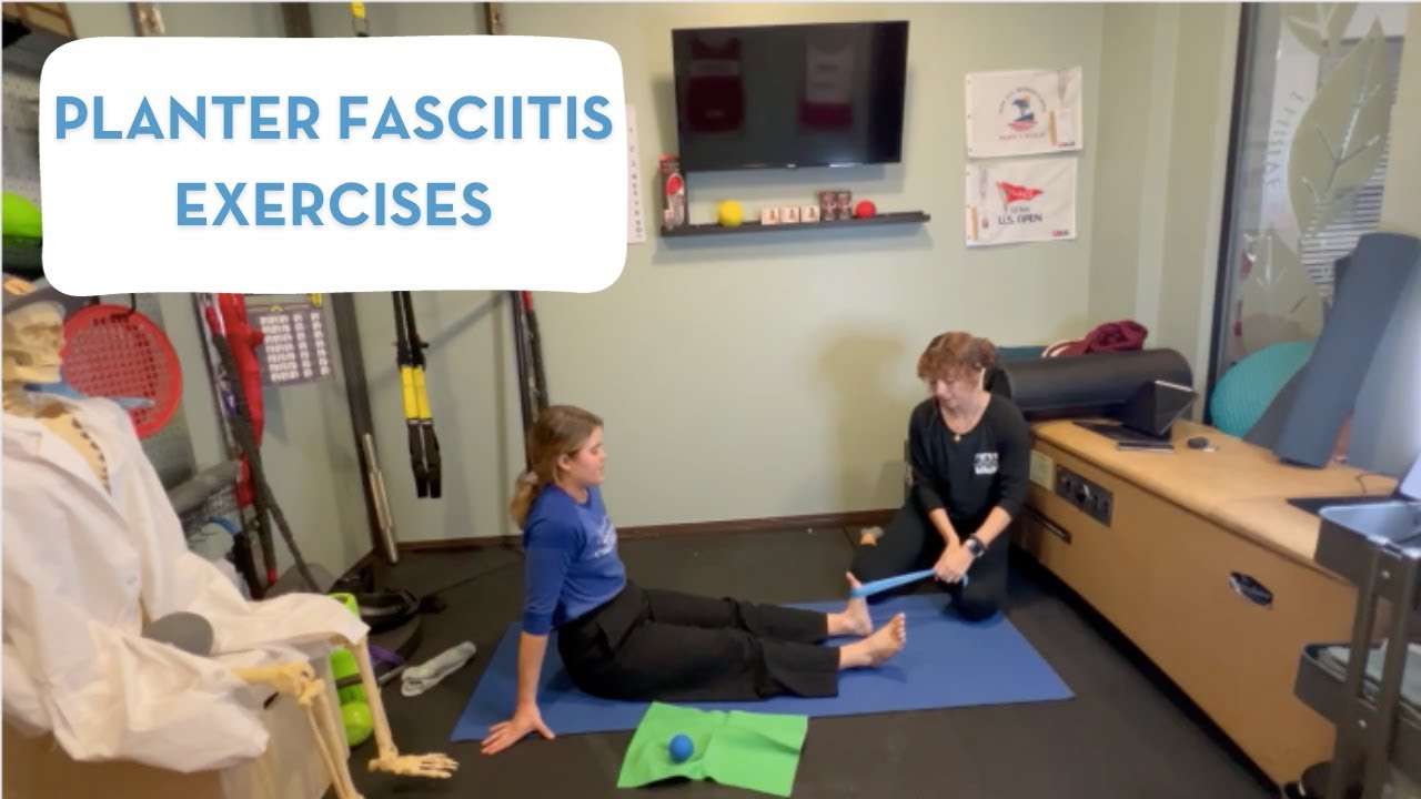 4 Exercises for Plantar Fasciitis - YouTube