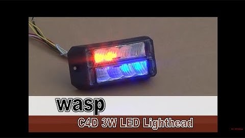 WASP C4-D LED LIGHTHEAD,LED Grille Signal Light