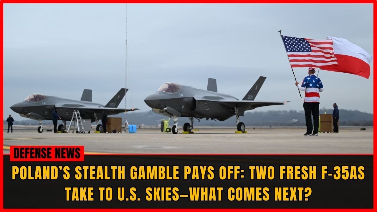 Польша расширяет парк истребителей F-35: два новых самолета начинают летные испытания в США