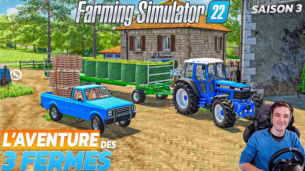 L'AVENTURE DES 3 FERMES S3 ! PREMIER MOUTONS DANS LA FERME #06 - YouTube