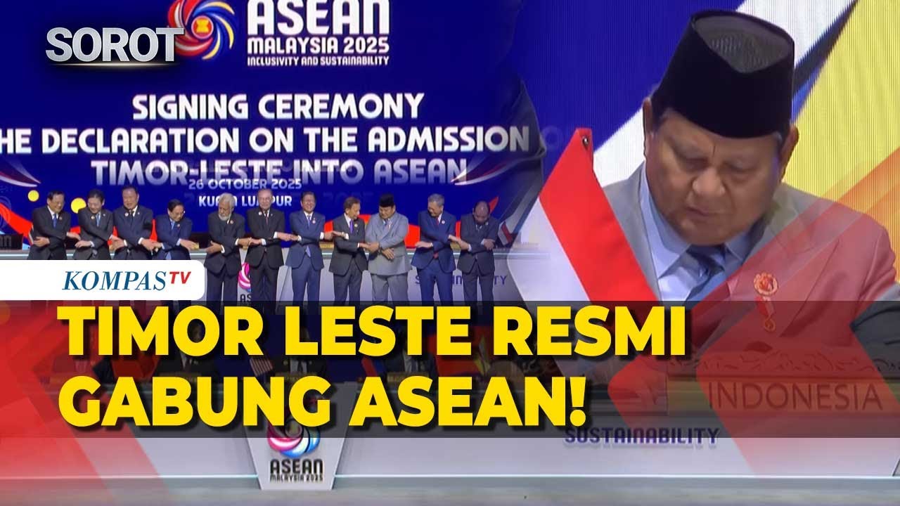 Sejarah! Presiden Prabowo-Pemimpin Negara Asia Tenggara Deklarasi Timor Leste Masuk ASEAN
