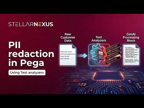 PII redaction in Pega