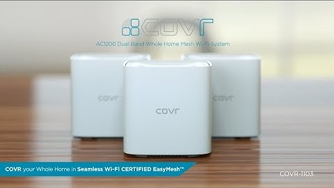 COVR-1103 Dual Band Whole Home Mesh Wi-Fi System | Setup Video
