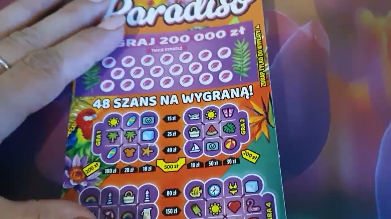 Zdrapki # 941 pakiety po 30 zł💥zdrapki i ekspres losy💥
