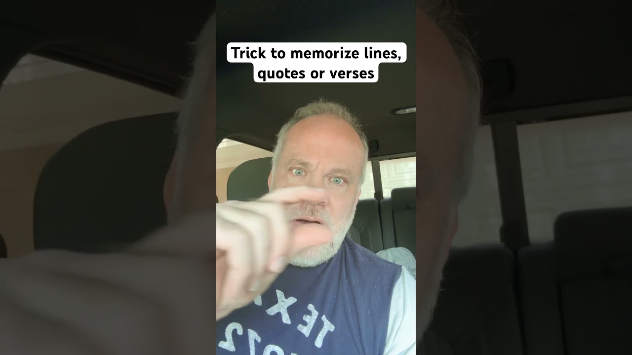 Хитрость для запоминания строк, цитат или стихов